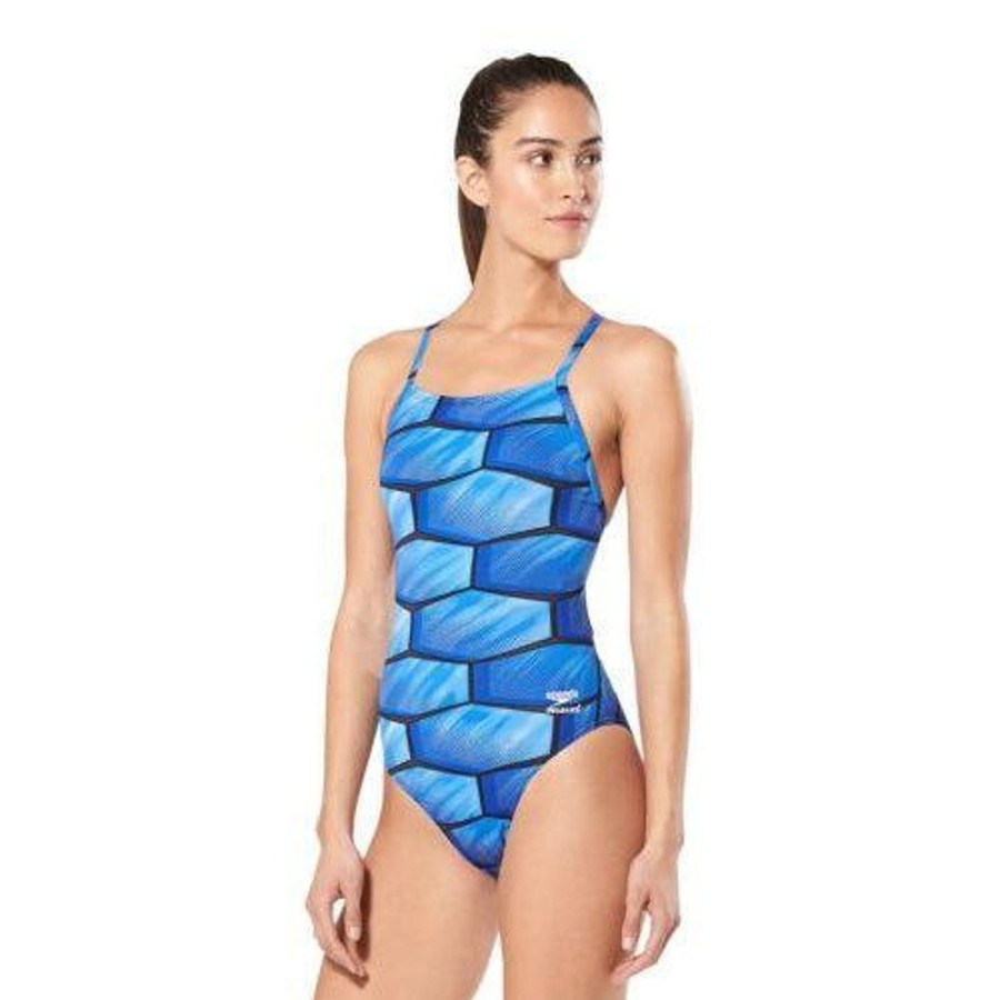 Kids Speedo Girls Swimwear | Speedo Shell Shock Flyback-Endurance+