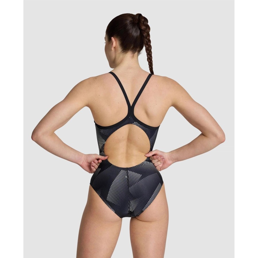 Women Arena One Piece Swimwear | Halftone Light Drop Back One Piece