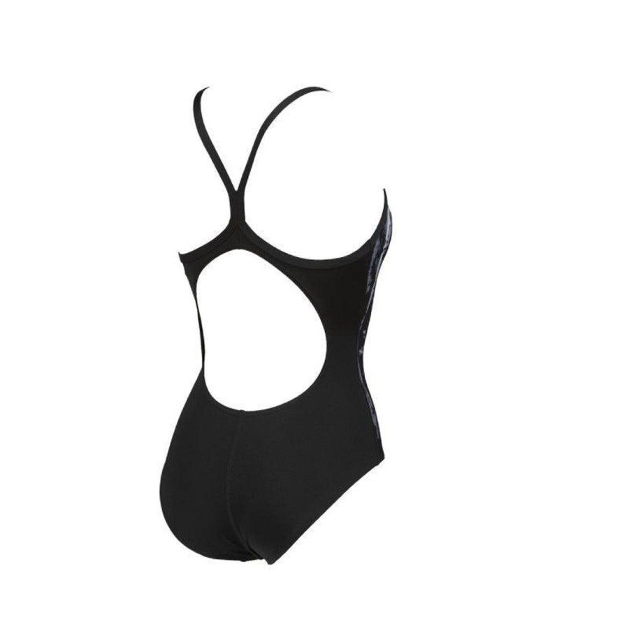 Women Arena One Piece Swimwear | Arena Painted Stripes Light Drop Back