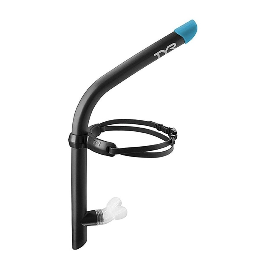 Equipment Tyr Training Snorkles | Tyr Ultralite Swim Snorkel 2.0 001 Black