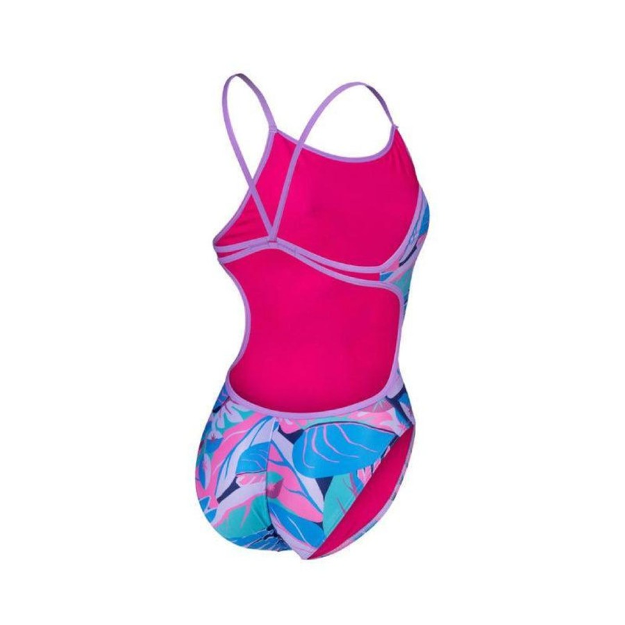 Women Arena One Piece Swimwear | Arena Tropic Lace Back