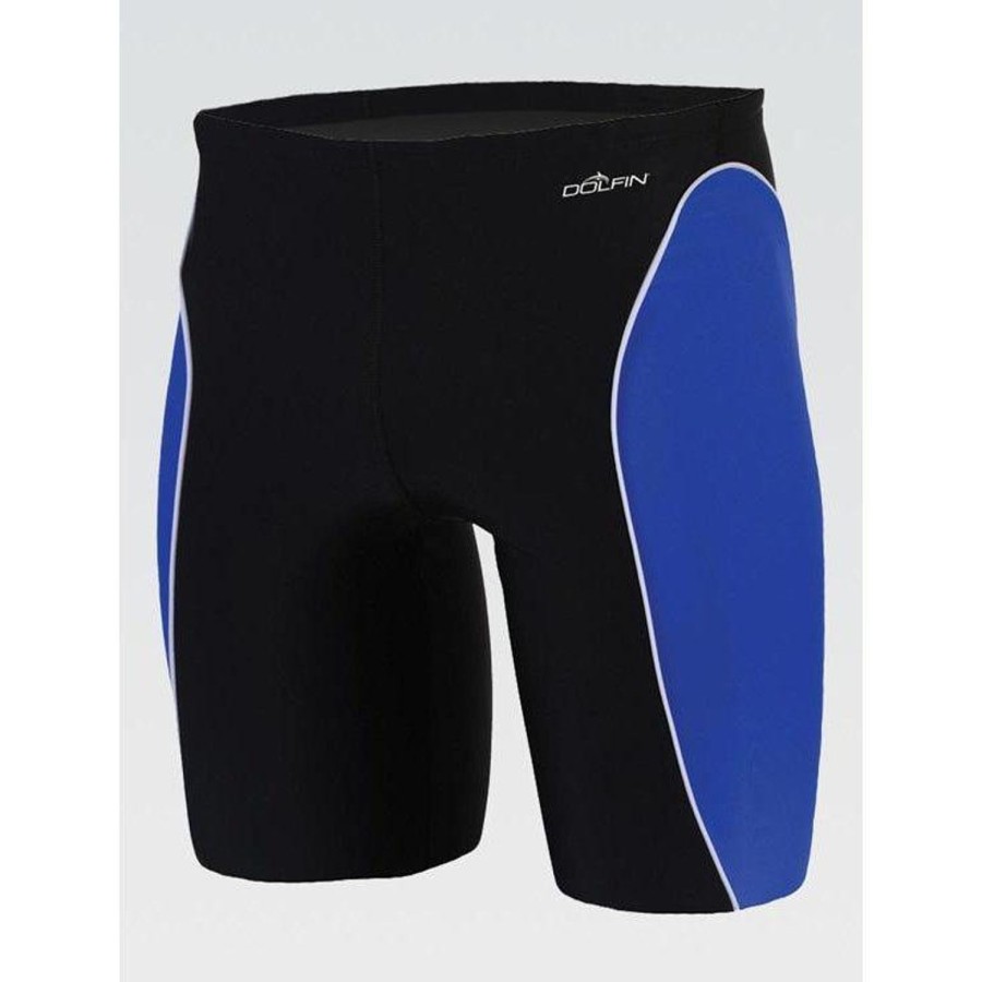 Men Dolfin Swim Jammers | Dolfin Men'S Xtra Life Team Panel Jammer 946 Blk/Roy