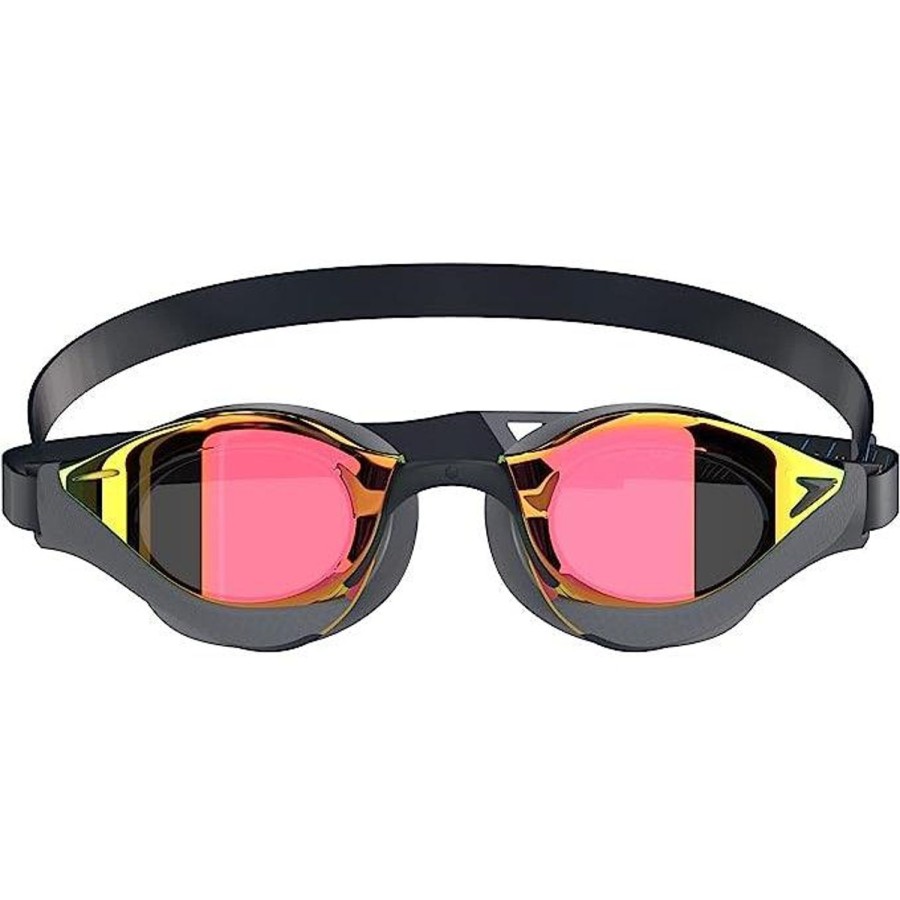 Goggles Speedo | Fastskin Pure Focus Mirrored Goggle-Black/Red Asphalt