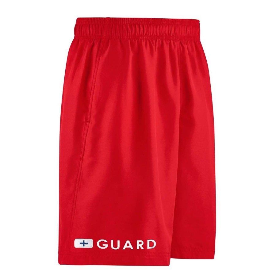 Men Speedo Men'S Lifeguard Swimwear | Speedo 19" Guard Volley Short