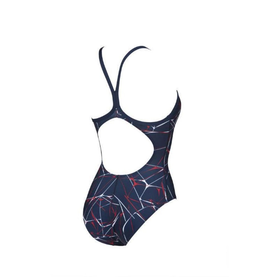 Women Arena One Piece Swimwear | Arena Water Lights Light Drop Back