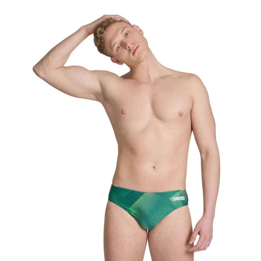 Men Arena Swim Briefs | Arena Halftone Brief Swimsuit