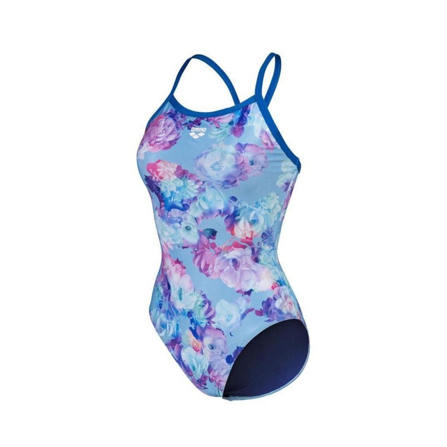 Women Arena One Piece Swimwear | Arena Spring Garden Light Drop Back