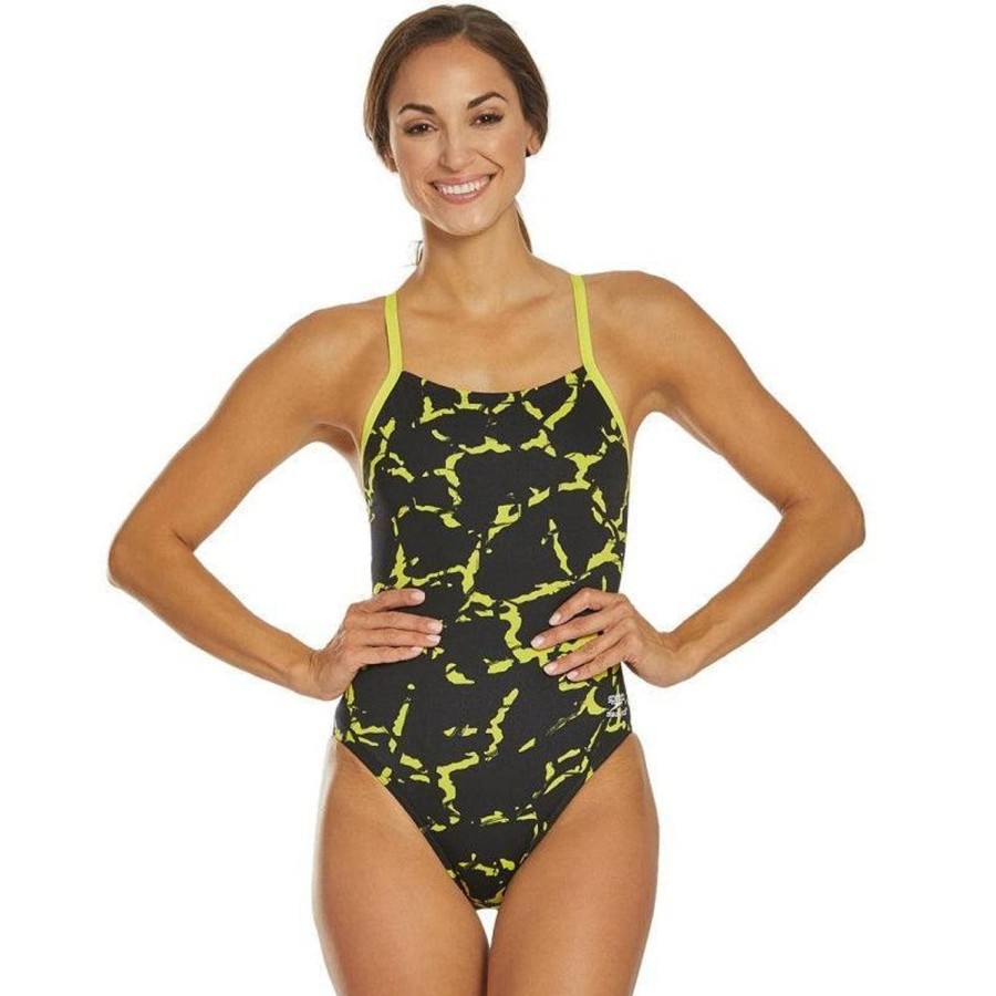 Women Speedo One Piece Swimwear | Speedo Wrack It Up Flyback