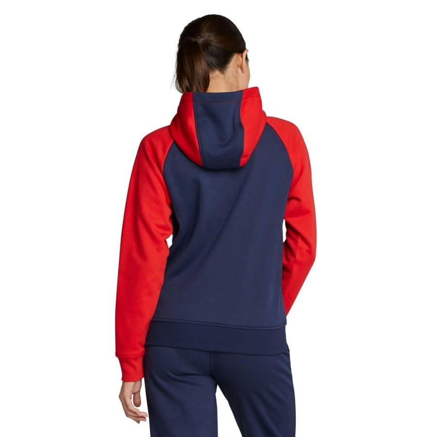 Women Speedo Warmups | Centennial Speedo Female Team Jacket W/Embroidered Logo 985 Red/Wht/Blue