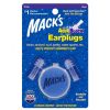 Bags & Accessories Mack's | Mack'S Aqua Block Silicone Earplugs W/Case