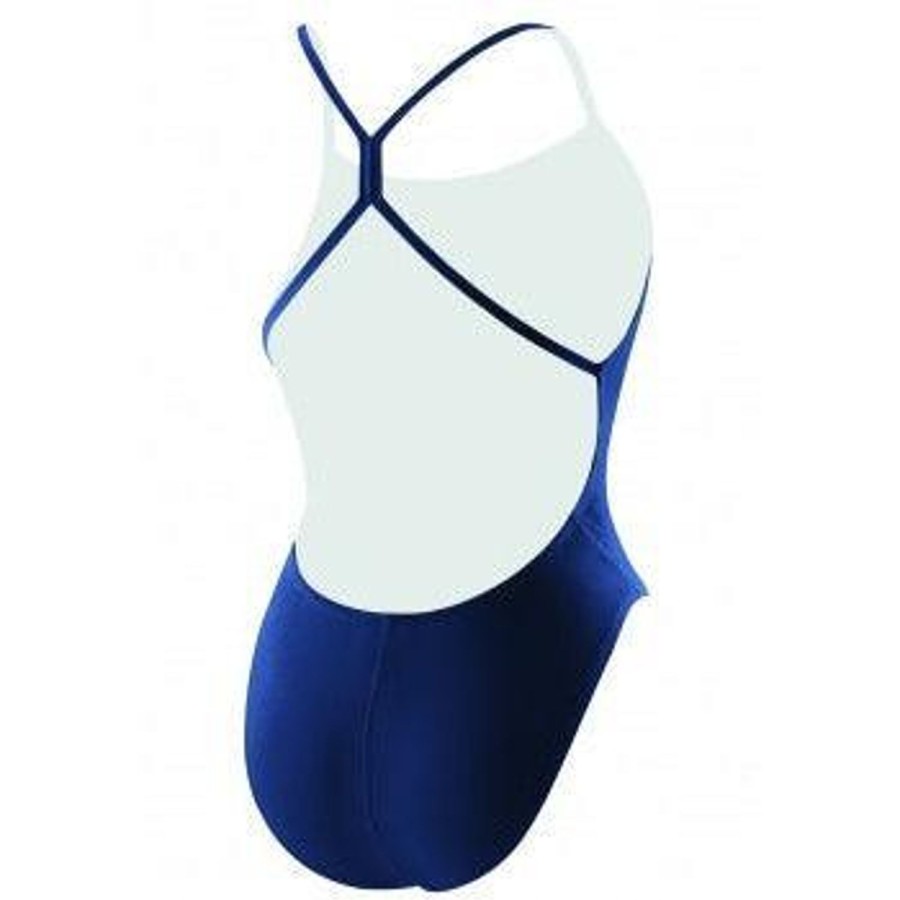 Women Speedo One Piece Swimwear | Speedo The One Back 434 Navy