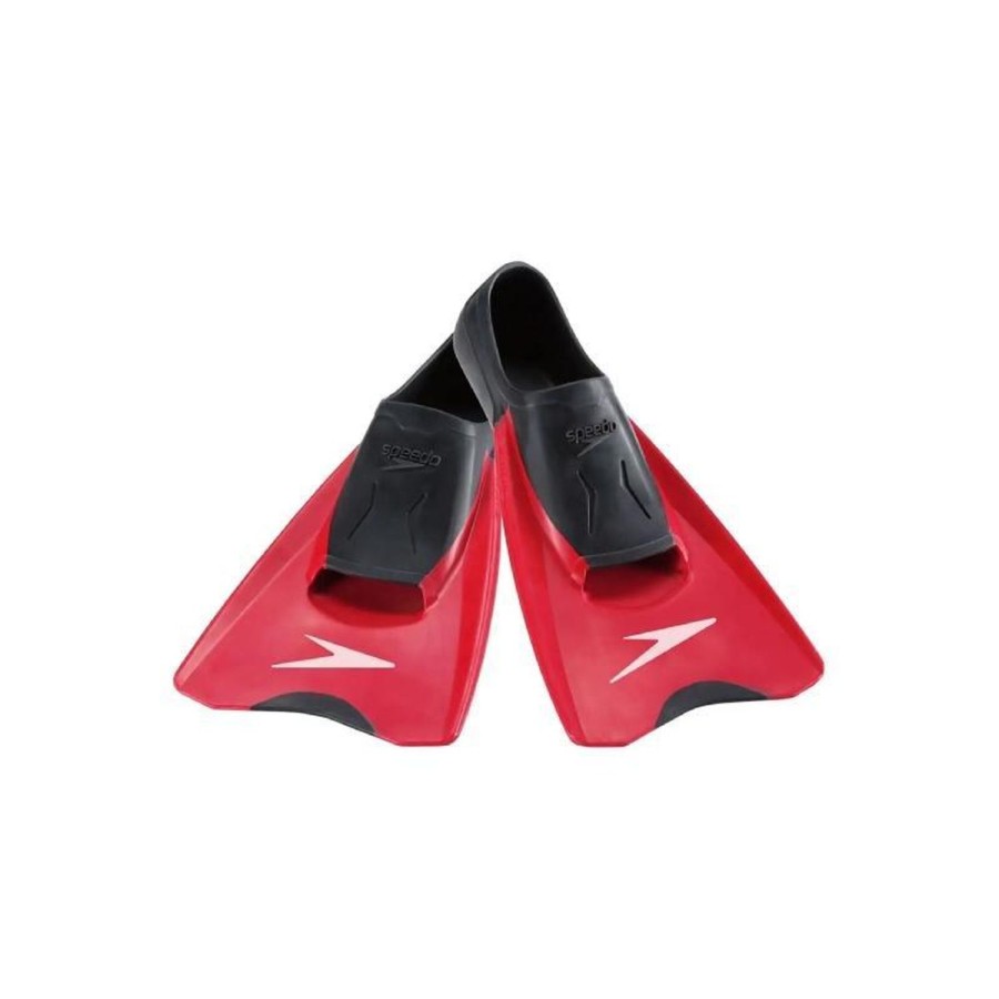 Equipment Speedo Training Fins | Speedo Switchblade Swim Fins 972 Blk/Red