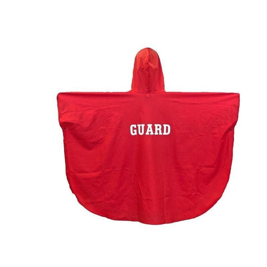 Lifeguard Charles River Apparel Rashguards, Shorts & Apparel | Guard Poncho 060 Red