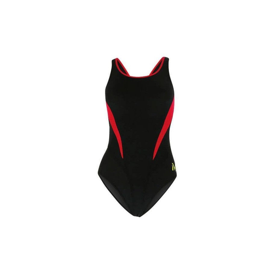 Women Aqua Sphere One Piece Swimwear | Mp Team Mid Splice Comp Back