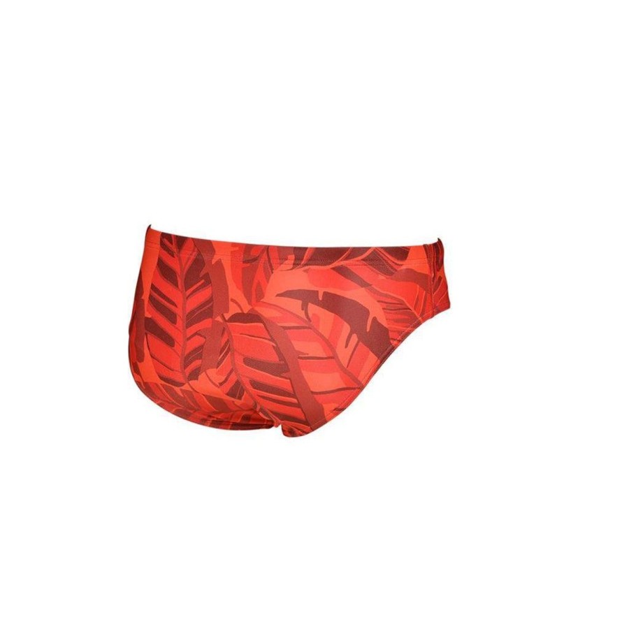 Men Arena Swim Briefs | Arena Tropicals Brief 450 Red-Red-Mul