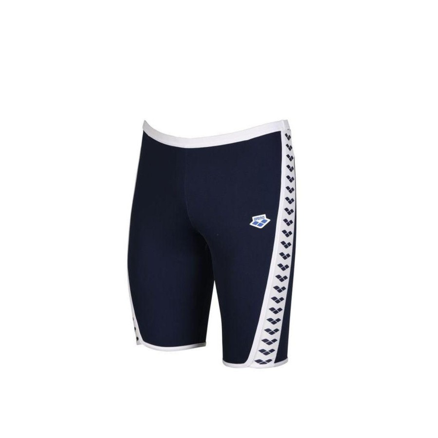 Men Arena Swim Jammers | Arena Icons Jammer 701 Navy-White