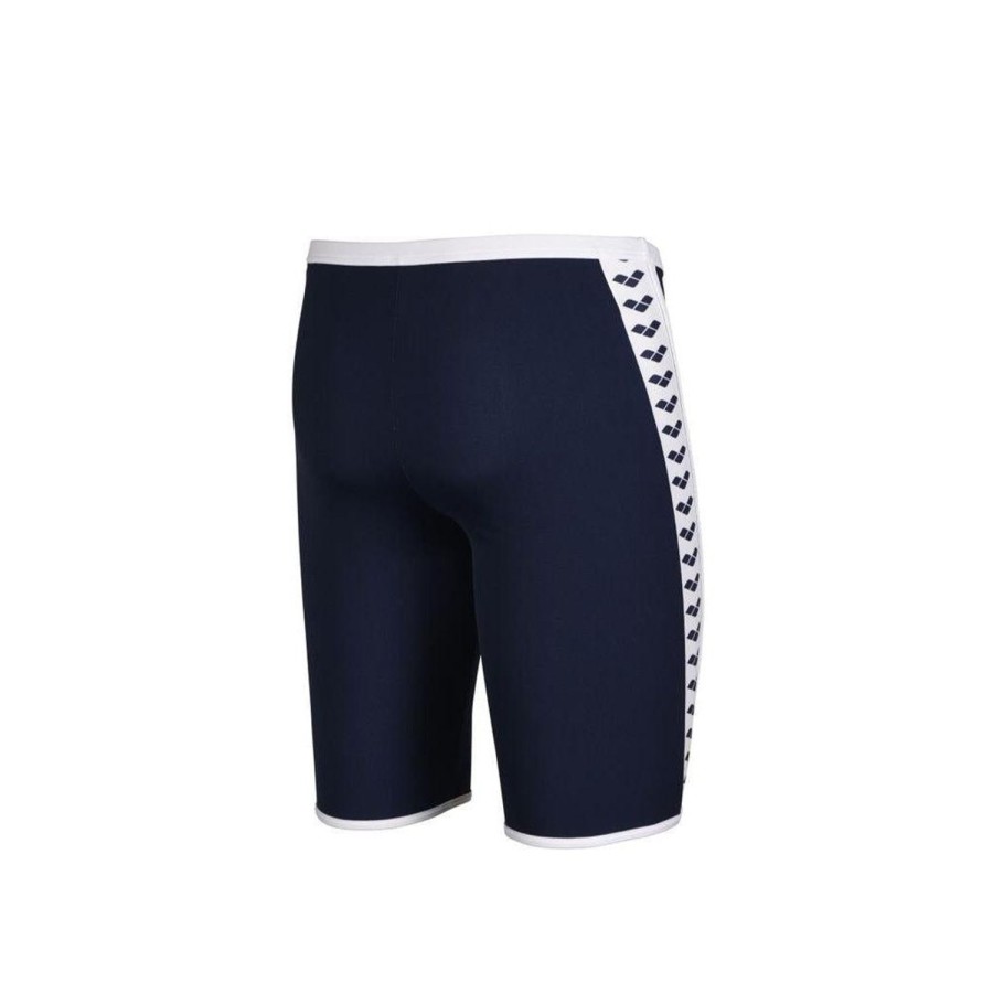 Men Arena Swim Jammers | Arena Icons Jammer 701 Navy-White