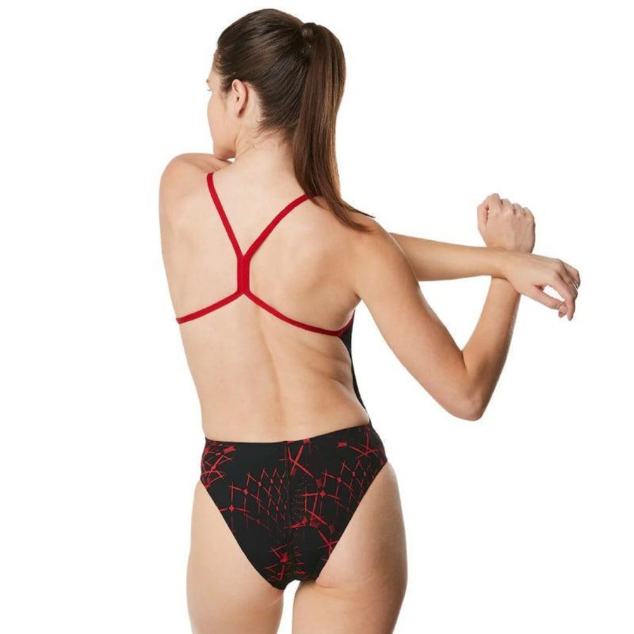 Women Speedo One Piece Swimwear | Speedo Galactic Highway One Back