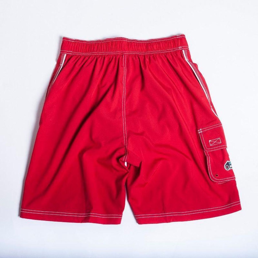 Men Watermen Men'S Lifeguard Swimwear | Watermen Men'S Pro Boardshort W/Guard Logo