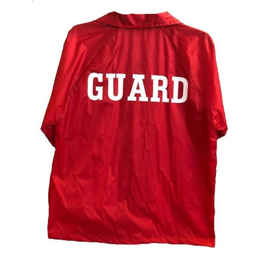 Lifeguard Augusta Rashguards, Shorts & Apparel | Nylon Guard Jacket Red